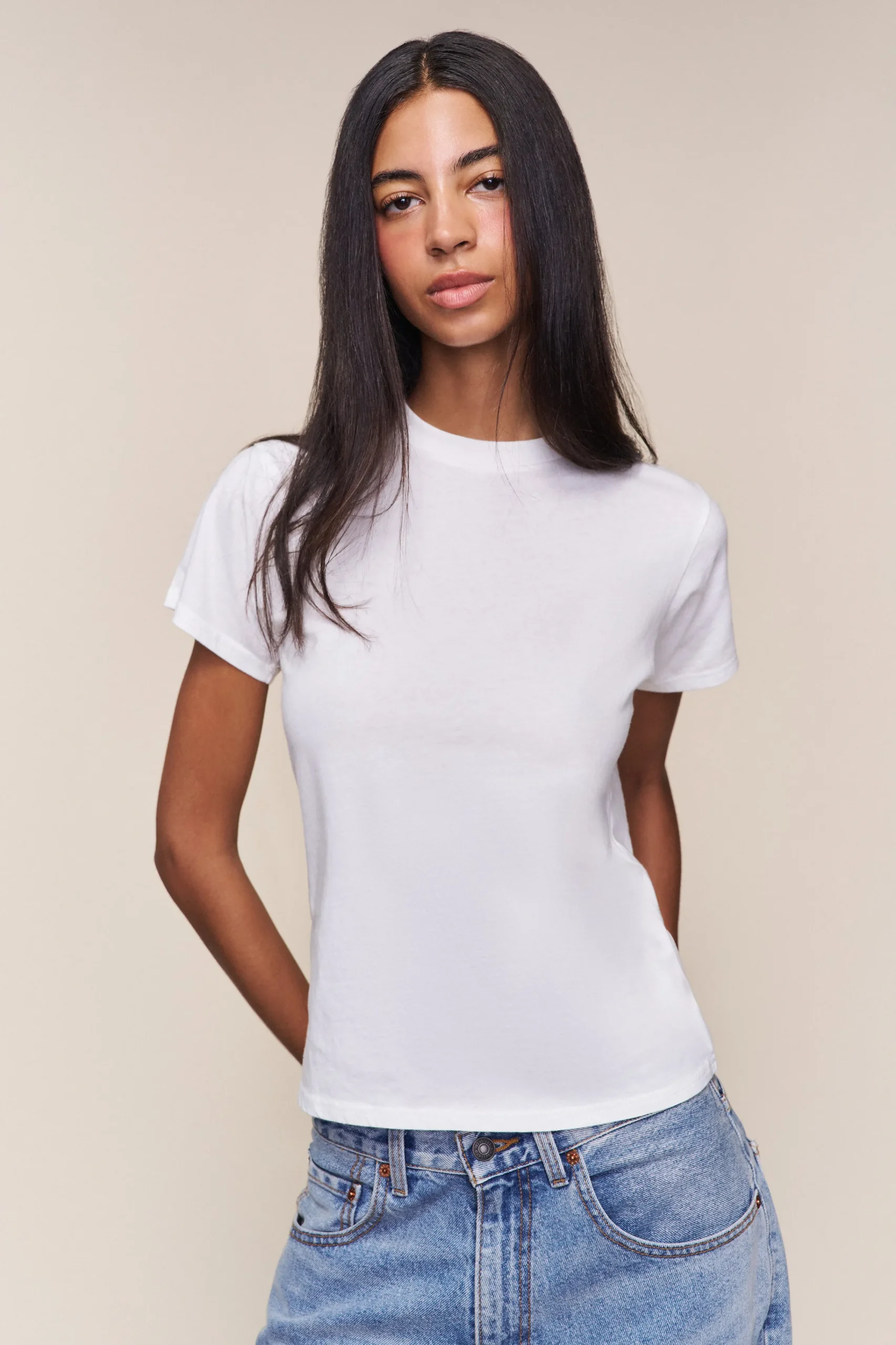 GUIZIO The Everyday Relaxed Tee- Short Sleeve Tops|Tops