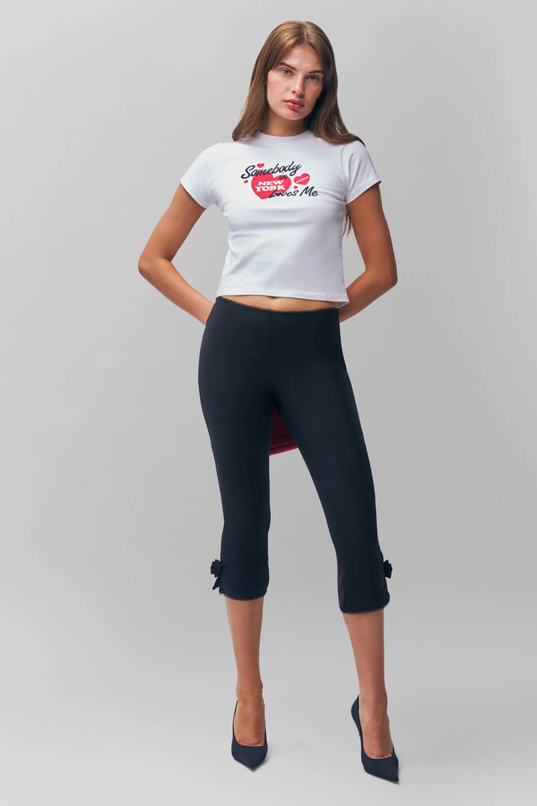 GUIZIO Valeria Mesh Capri- Pants