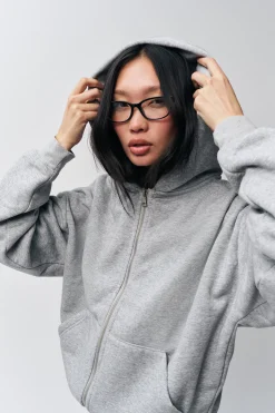 GUIZIO Zip Up Hoodie- Sweaters|Sweatshirts & Hoodies